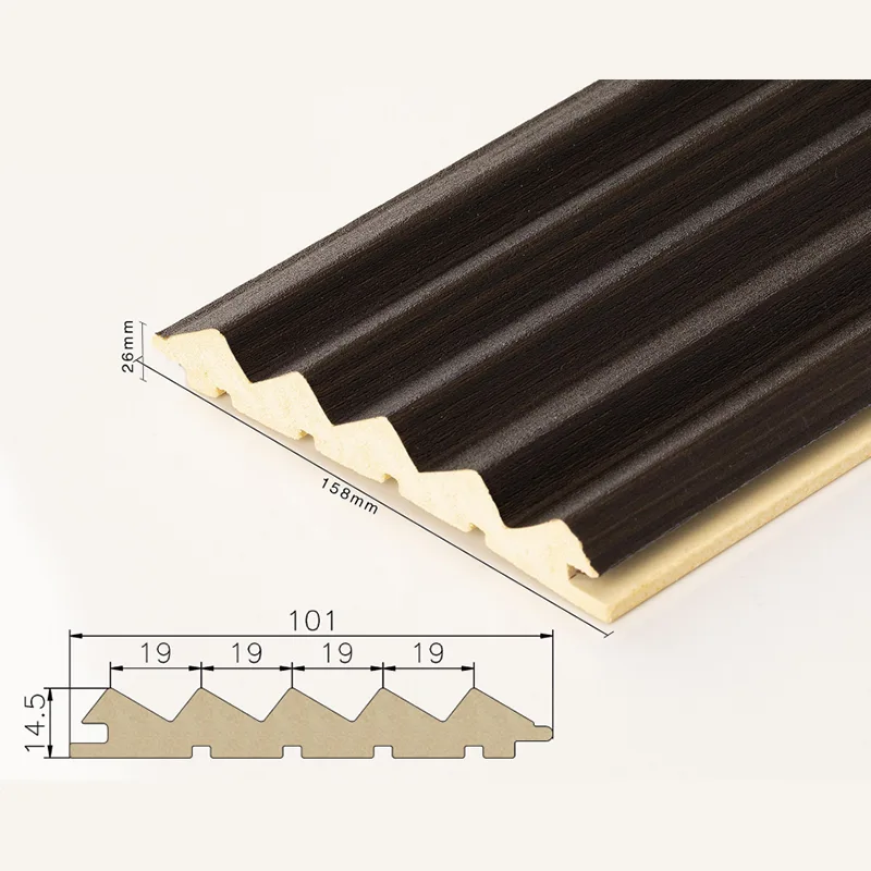 95 Плътен панел със специална форма и 5 решетки