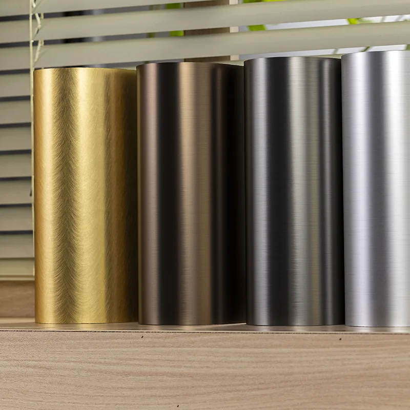 Стенен панел от плътни бамбукови влакна с метална текстура