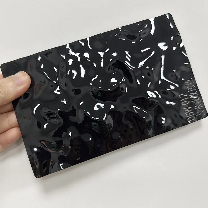 Стенен панел от въглеродни кристали PET Water Ripple